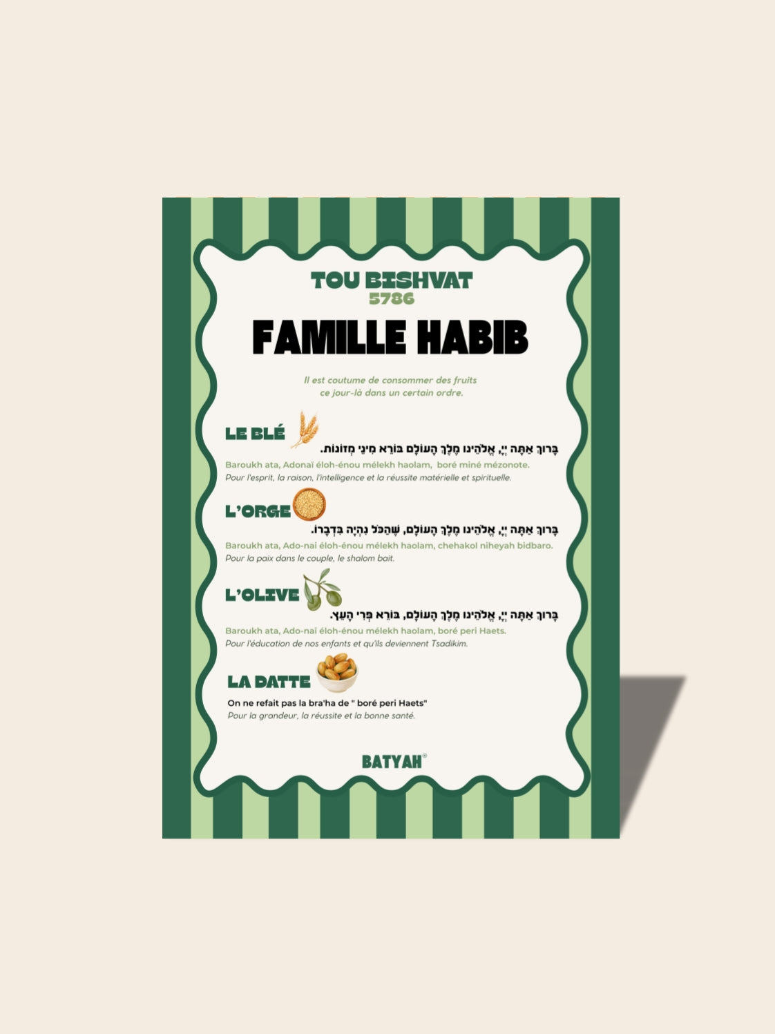 Seder de Tou Bishvat